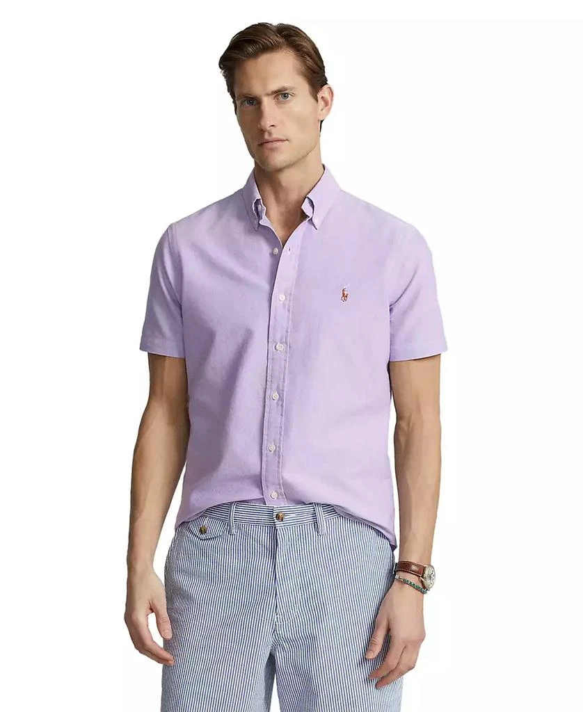 Áo sơ mi cộc Ralp Lauren  Oxford trơn C0309