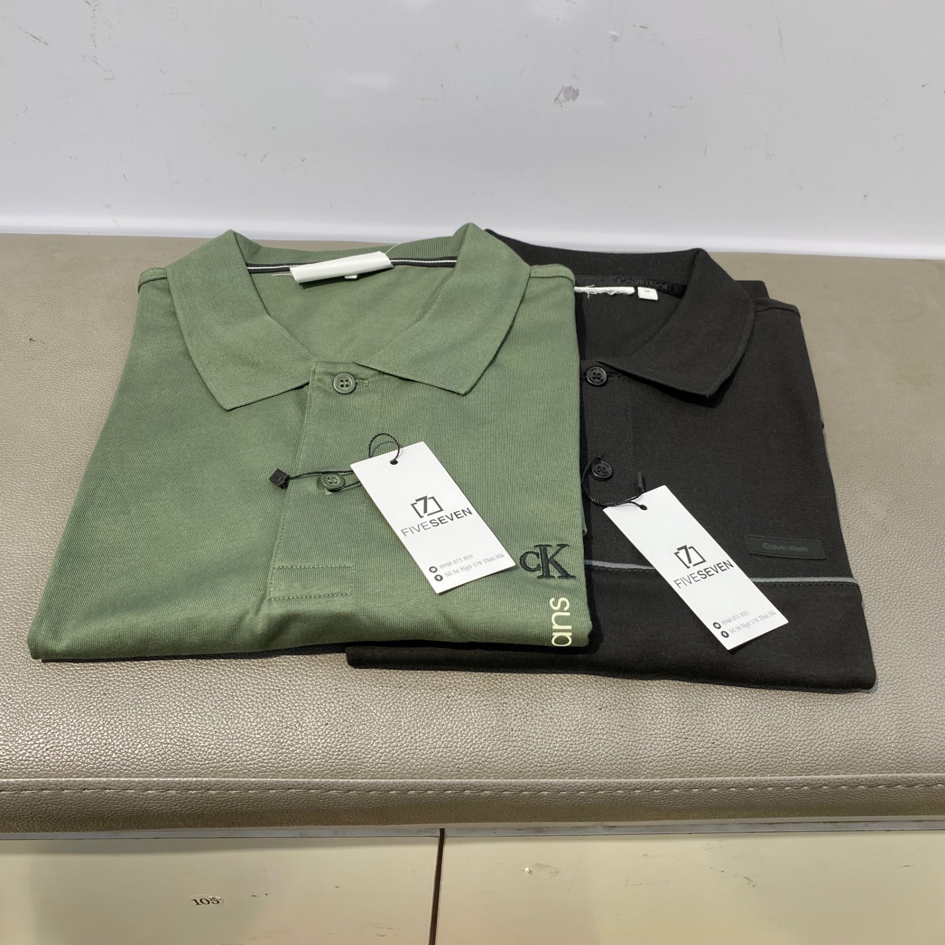 Áo polo cộc Calvin Klein lẻ sz - 02