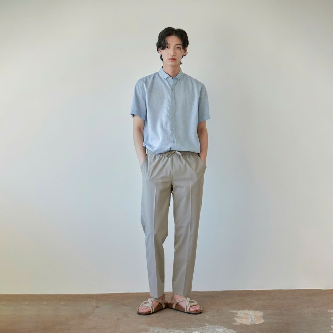 Quần Polham cạp chun dây rút P2107