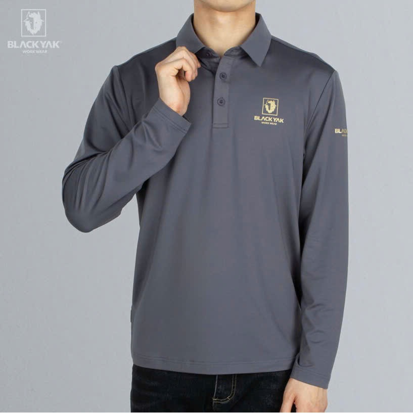 Áo polo dài lót nỉ BlackYak T4C47