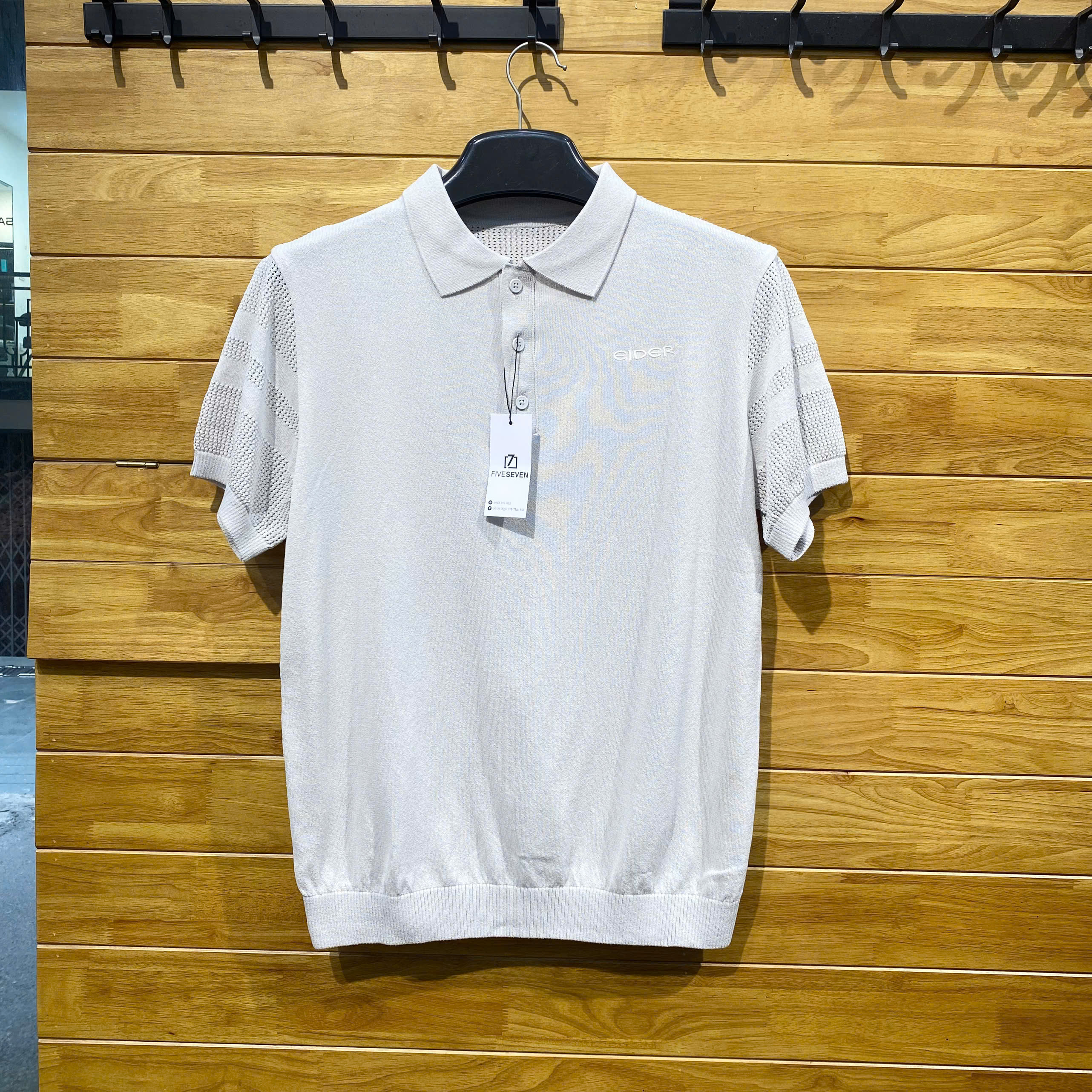 Áo Polo mongtoghi cộc tay EIDER vải lỗ 0127