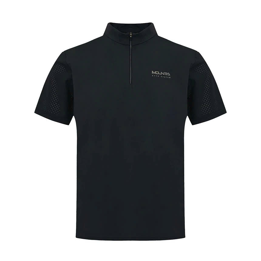 Áo cộc kéo khóa Mountia MU009