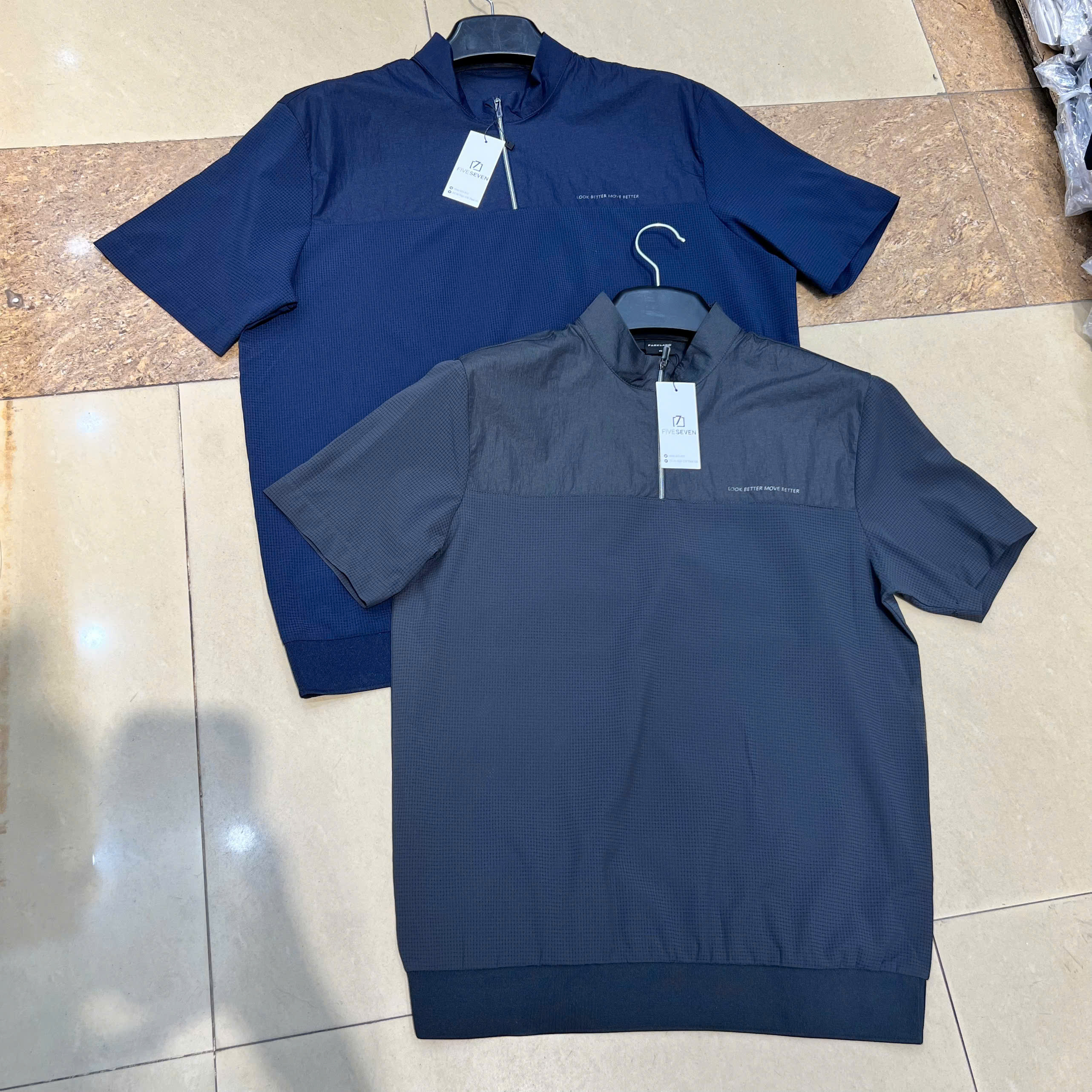 Áo cộc kéo khóa Parkland 5681