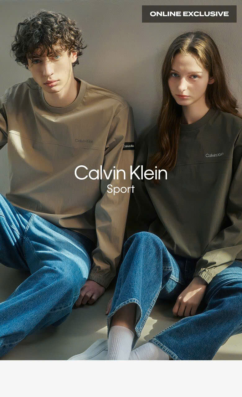 Áo gió cổ tròn dài tay Calvin Klein W0806A