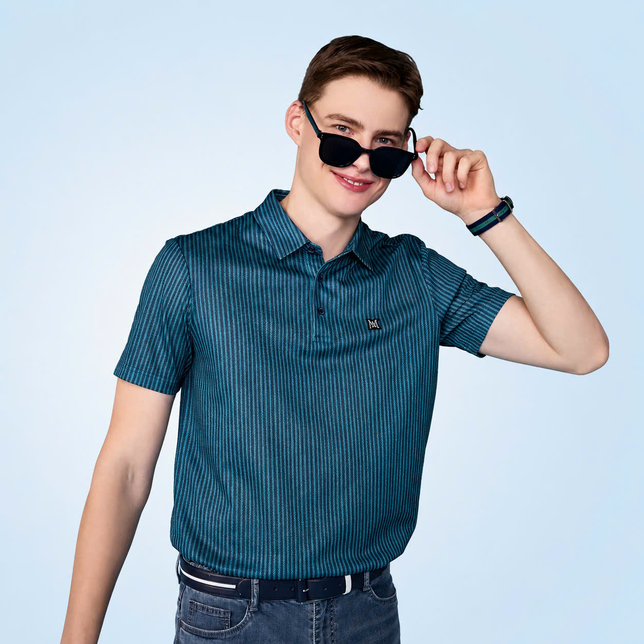 Áo polo cộc Macaw M2TS23