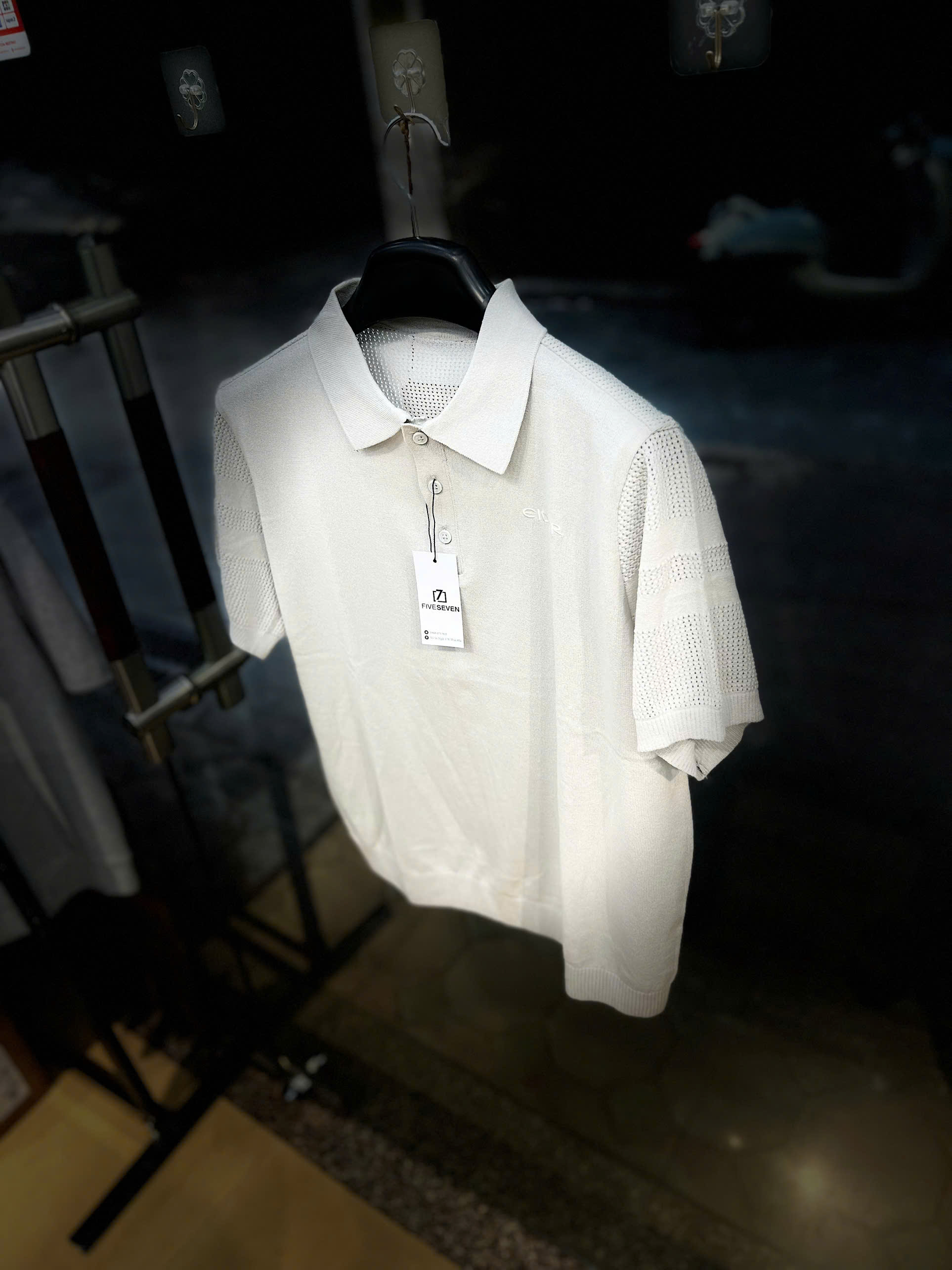Polo cộc EIDER vải lỗ 0127