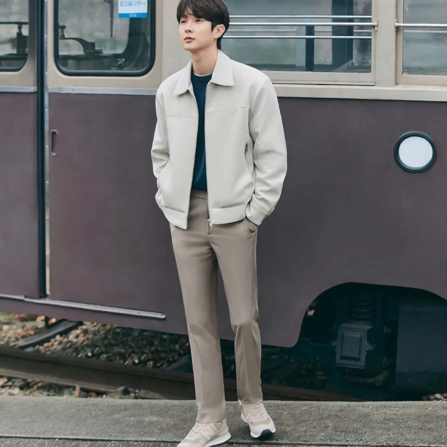 Quần âu Project EP1107A - Banding Relaxed-Fit Slacks