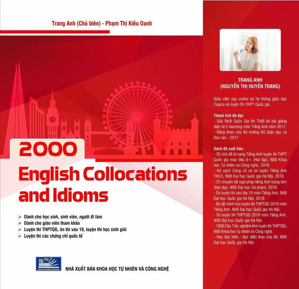 Sách 2000 English Collocations and Idioms, Trang Anh -B5