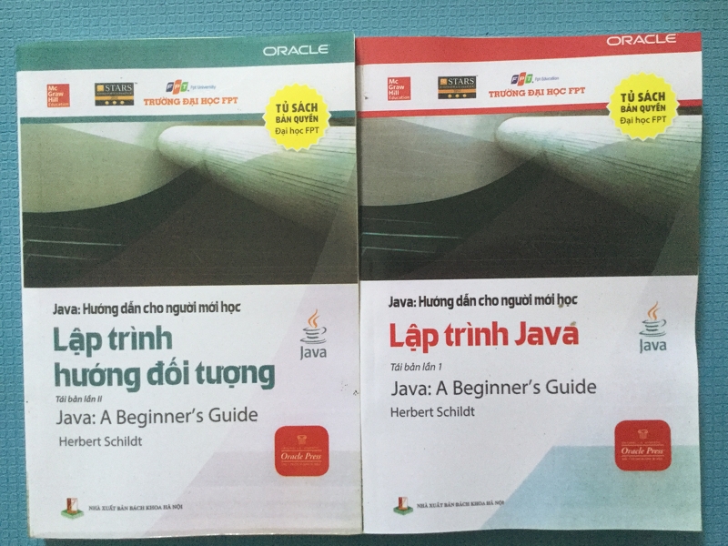 Combo 2 sách Lập trình Java Lập trình hướng đối tượng FPT [đủ bộ 2 cuốn]