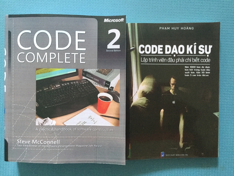 [Tiết kiệm 40K] Combo gồm sách Code Complete 2nd edition và Code dạo ký sự