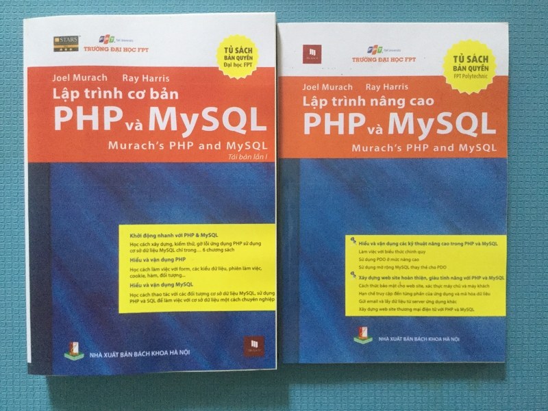 Combo 2 Sách lập trình web PHP và MySQL cơ bản và nâng cao [FPT book]