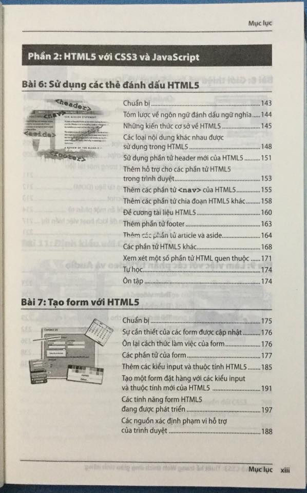 HTML5 & CSS3 Thiết Kế Trang Web Thích Ứng Giàu Tính Năng [Tủ sách FPT] HTML CSS