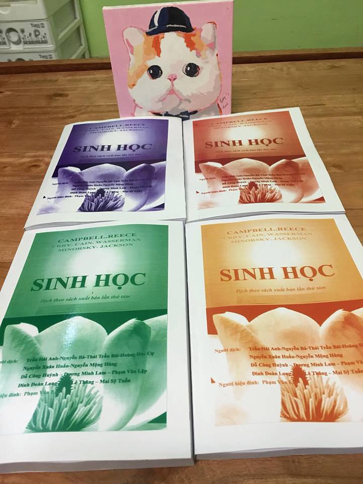 Sách Sinh học Campbell Reece phiên bản thứ 8 tiếng Việt - Hardcopy (tặng kèm ebook) [Sách photocopy]