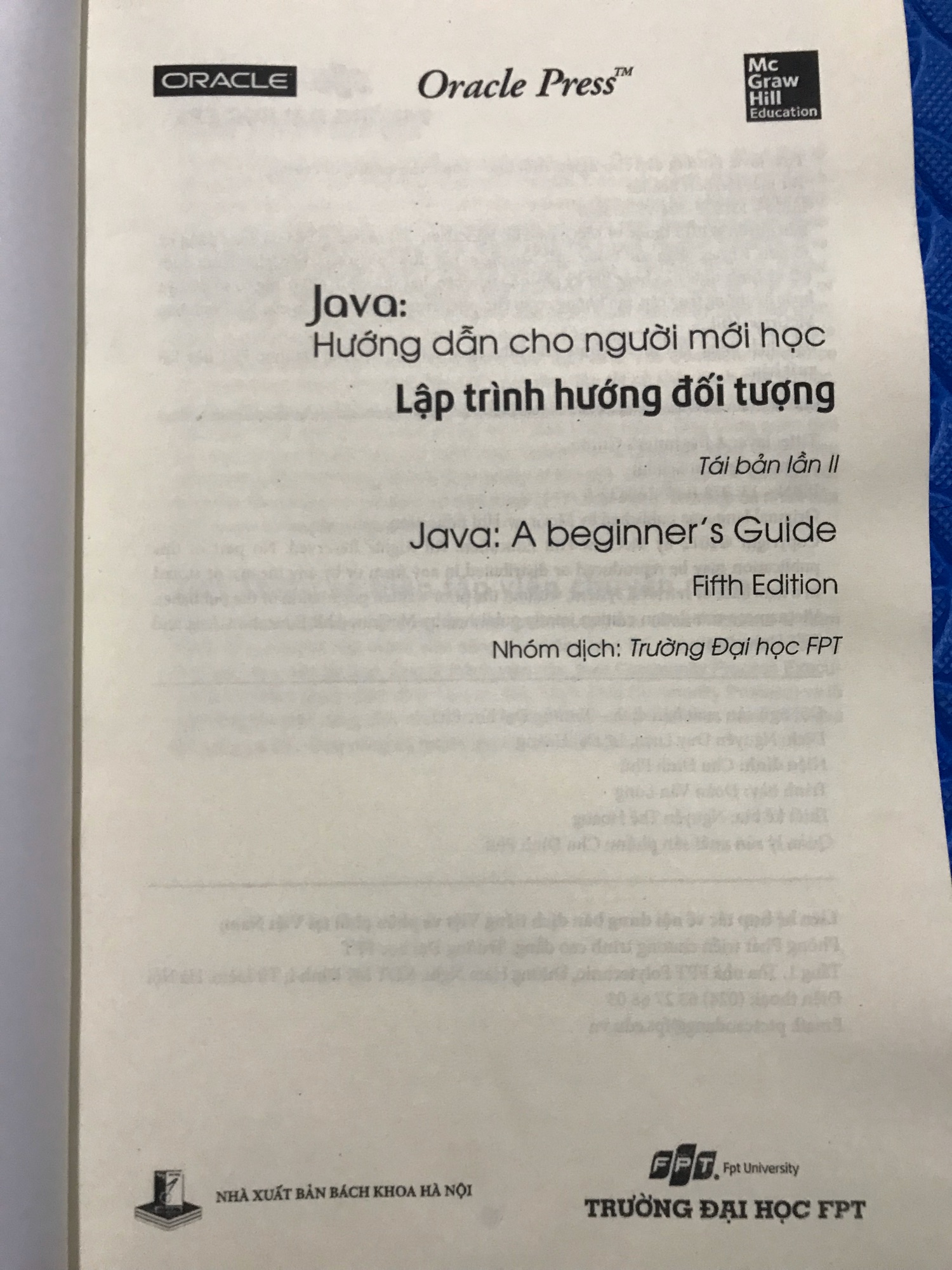 Bộ sách Lập trình hướng đối tượng và Lập trình Java [FPT Book]