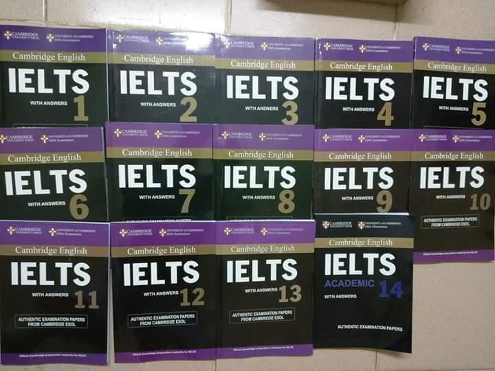 Combo Cambridge IELTS từ 7 - 14 (8 quyển Bản in đẹp + File nghe)