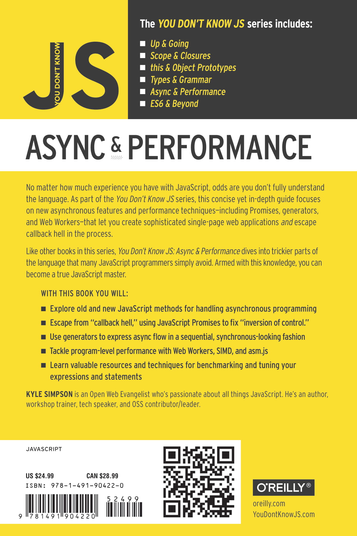 You Don’t Know JS 1st edition: Async & Performance [5/6 series] Javascript