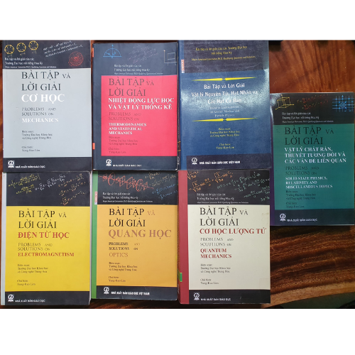 Bộ sách 7 cuốn Bài tập và Lời giải Vật Lý, Yung -Kuo Lim, NXB Giáo Dục, 2009 (7 tập)