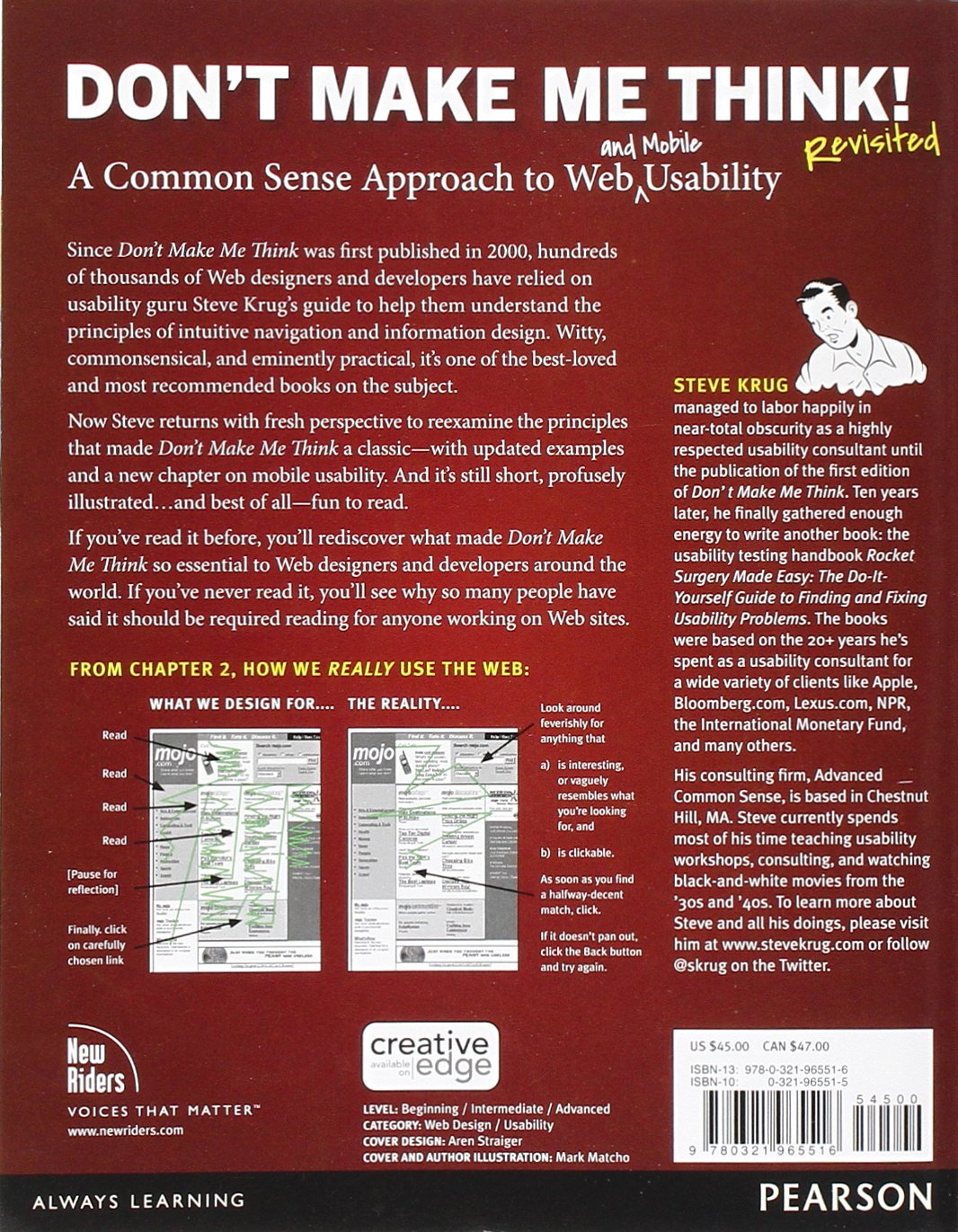 Don't Make Me Think, Revisited: A Common Sense Approach to Web Usability (3rd Edition)