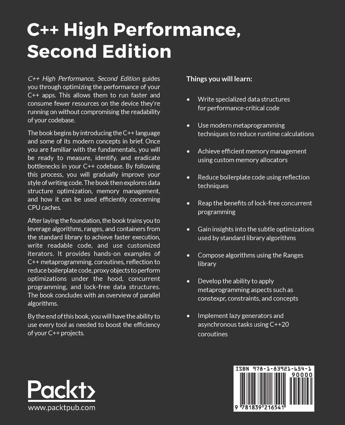 C++ High Performance: Master the art of optimizing the functioning of ...