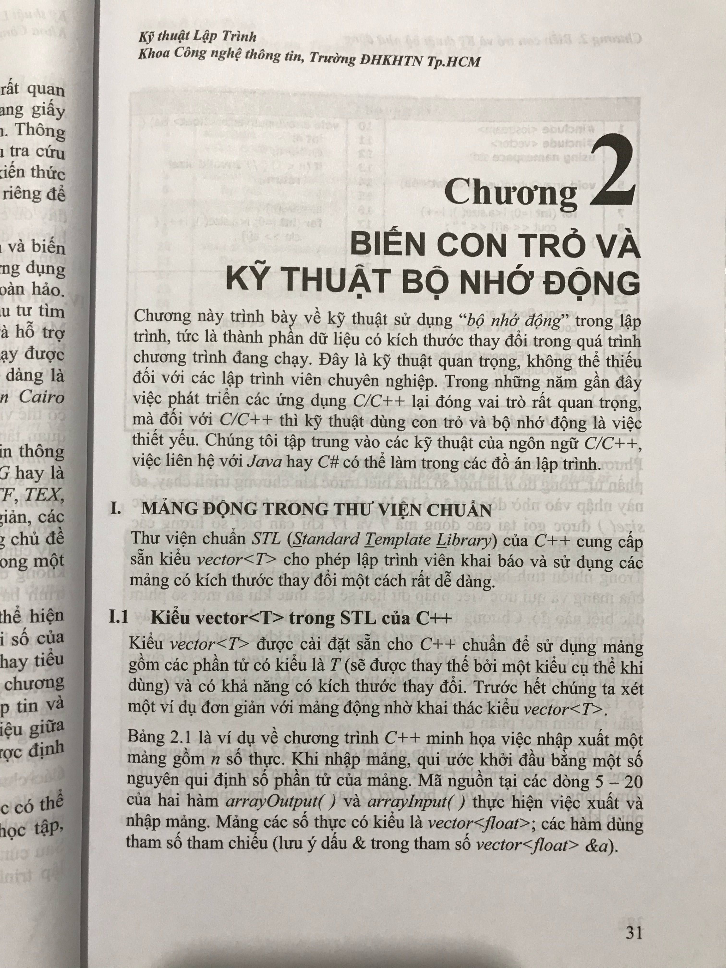 Kỹ Thuật Lập Trình - Trần Đan Thư (phiên bản 2021 mới nhất)