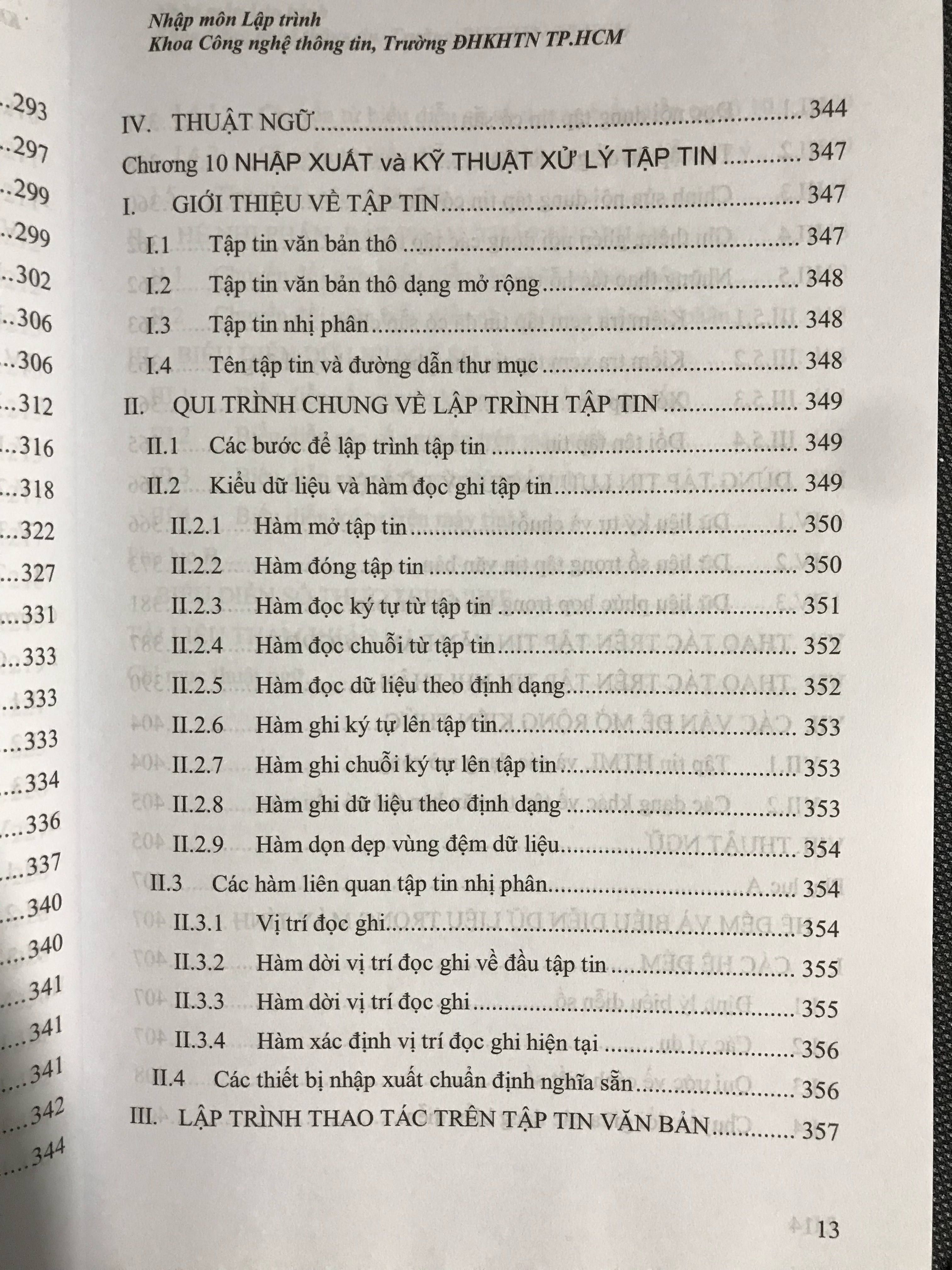 Nhập Môn Lập Trình - Trần Đan Thư (phiên bản 2021)