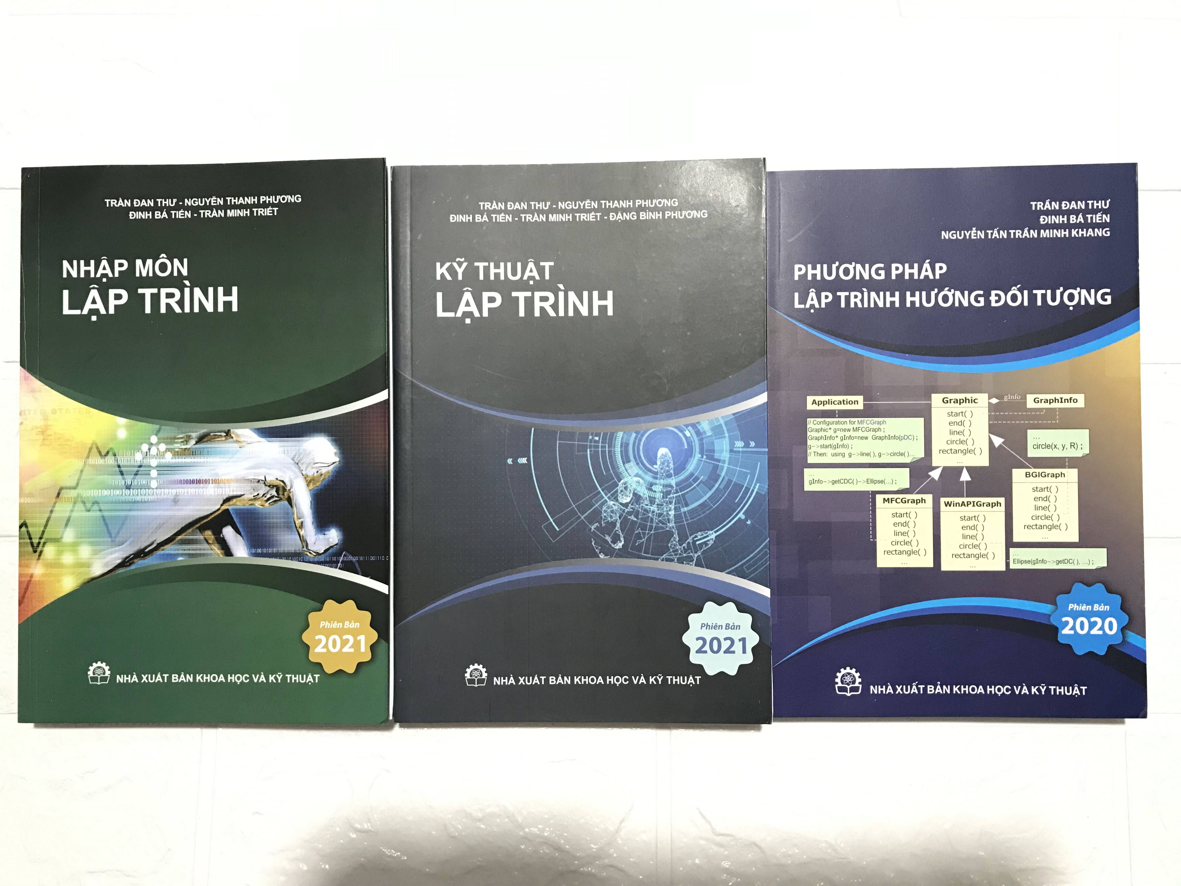 Bộ 3 Sách Nhập Môn Lập Trình Kỹ Thuật Lập Trình Lập Trình Hướng Đối Tượng Của Trần Đan Thư 7919