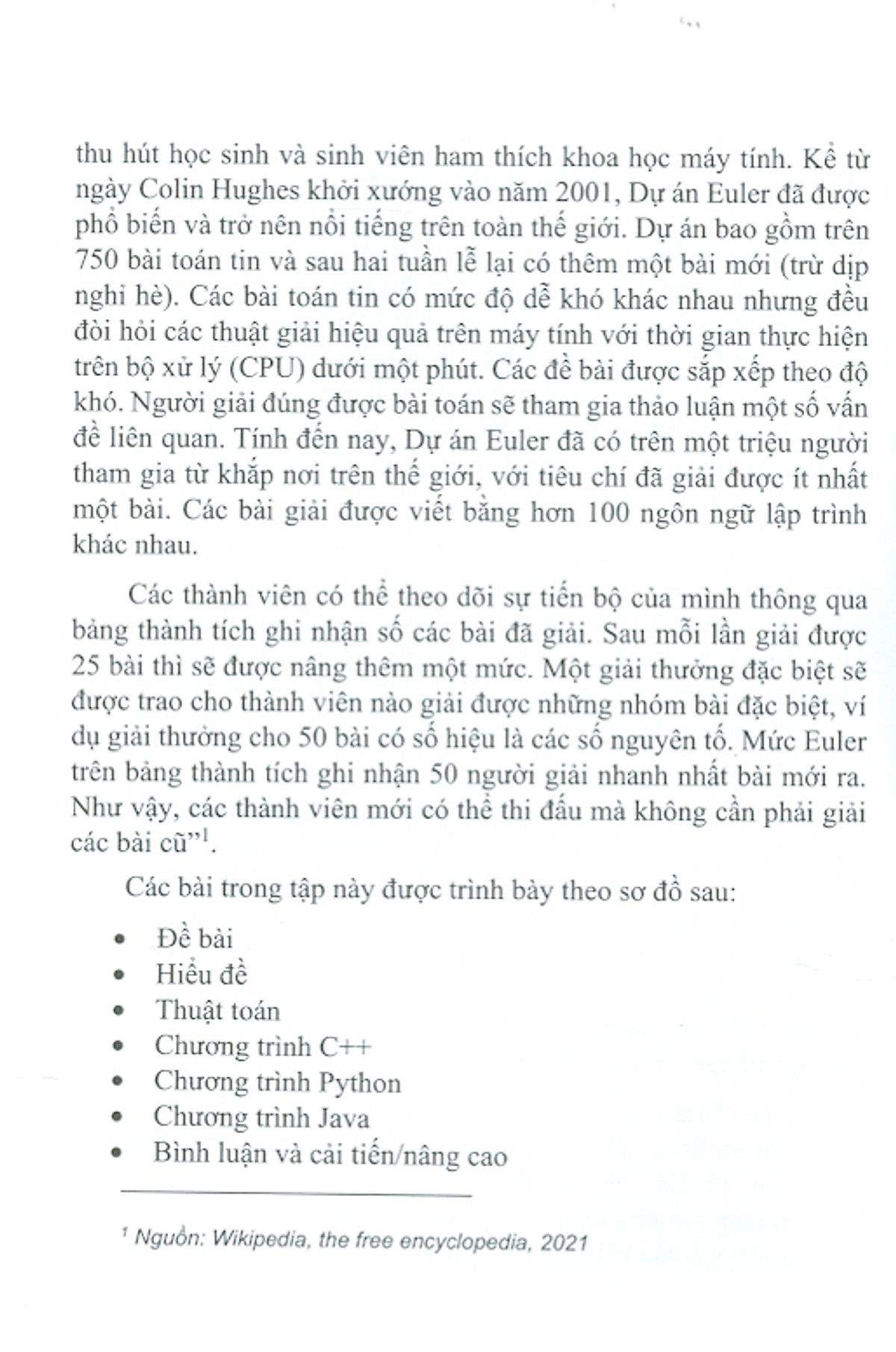 Sáng Tạo Trong Thuật Toán Và Lập Trình Với C++, Python Và Java, Tập 6: Các Bài Toán 26-50 Trong Dự Án Euler - Nguyễn Xuân Huy