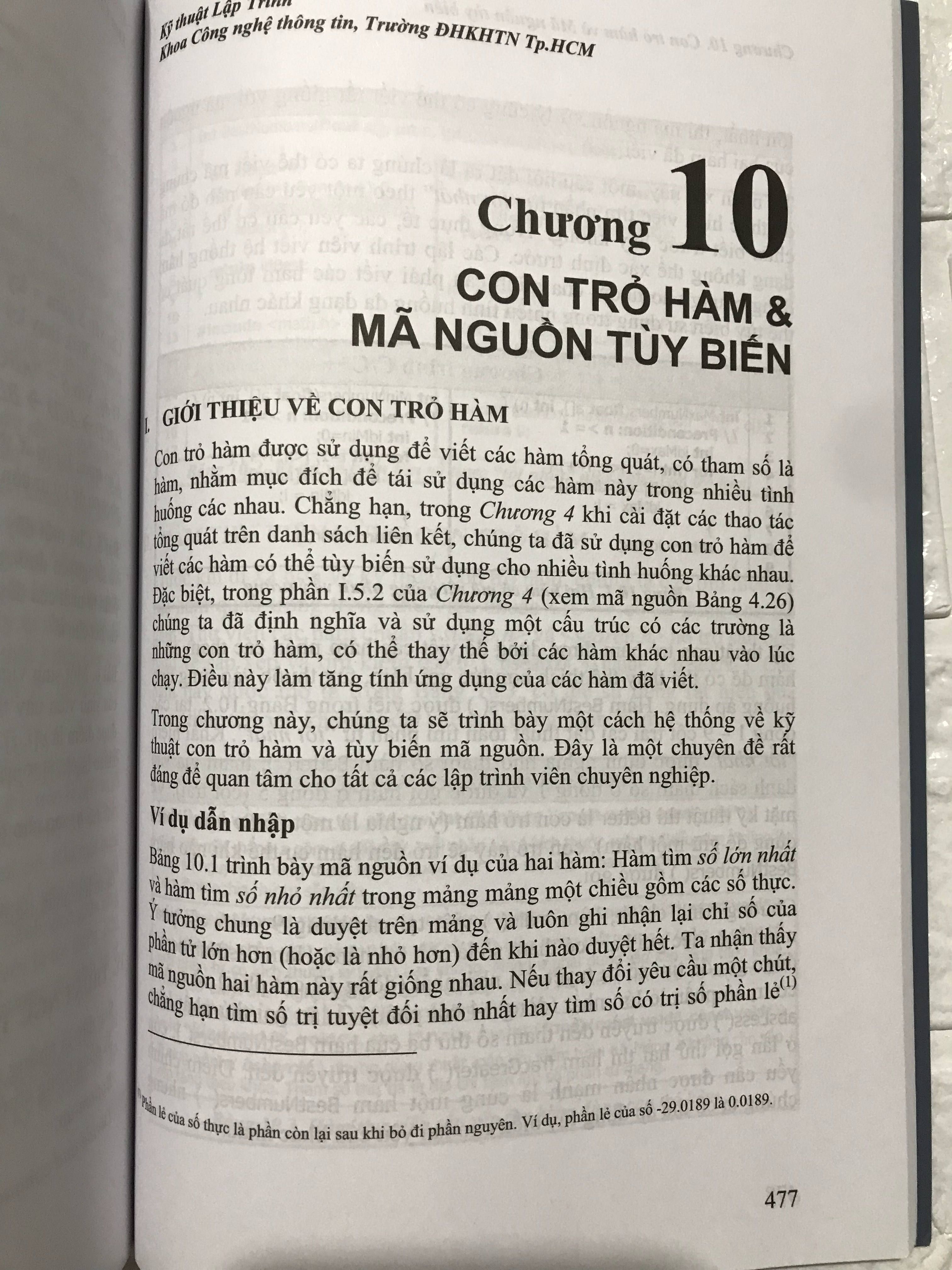 Kỹ Thuật Lập Trình - Trần Đan Thư (phiên bản 2021 mới nhất)