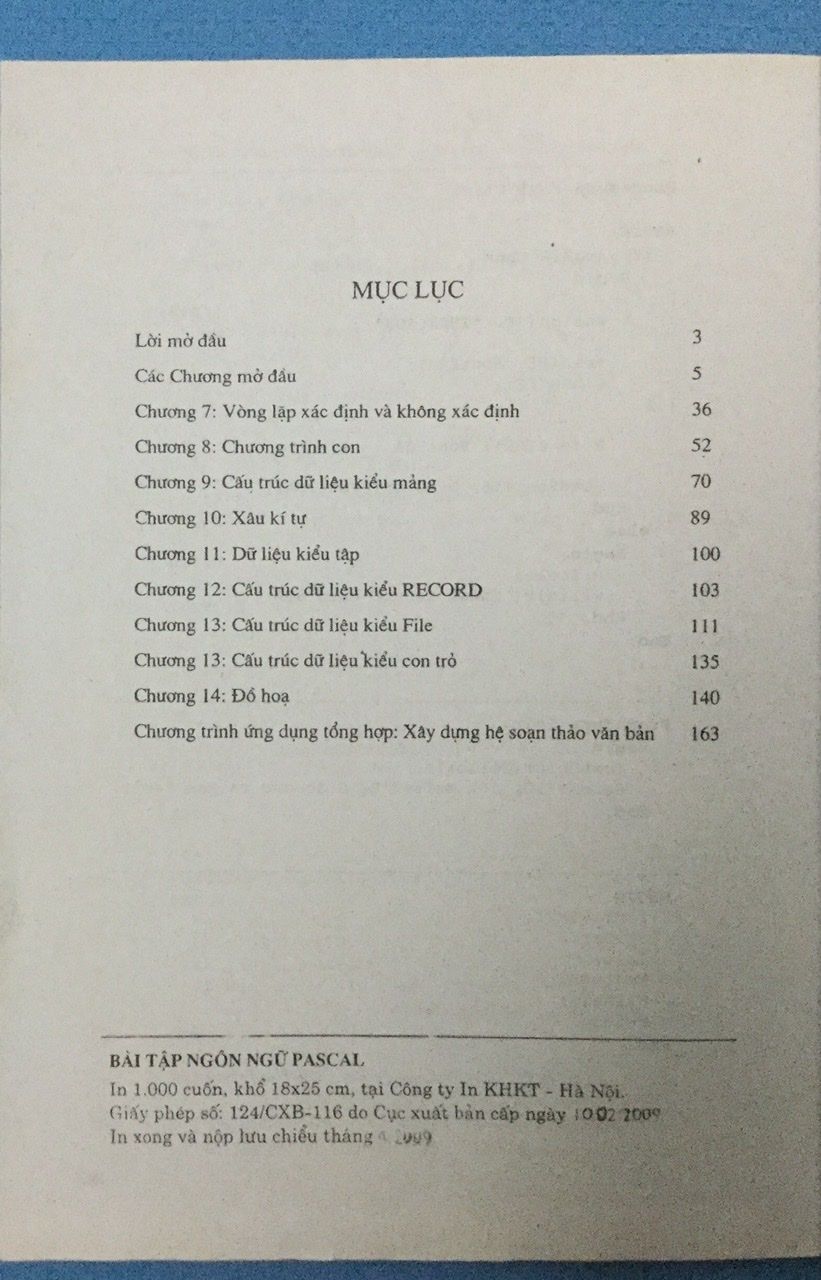 Bài tập Ngôn Ngữ Lập Trình Pascal Quách Tuấn Ngọc