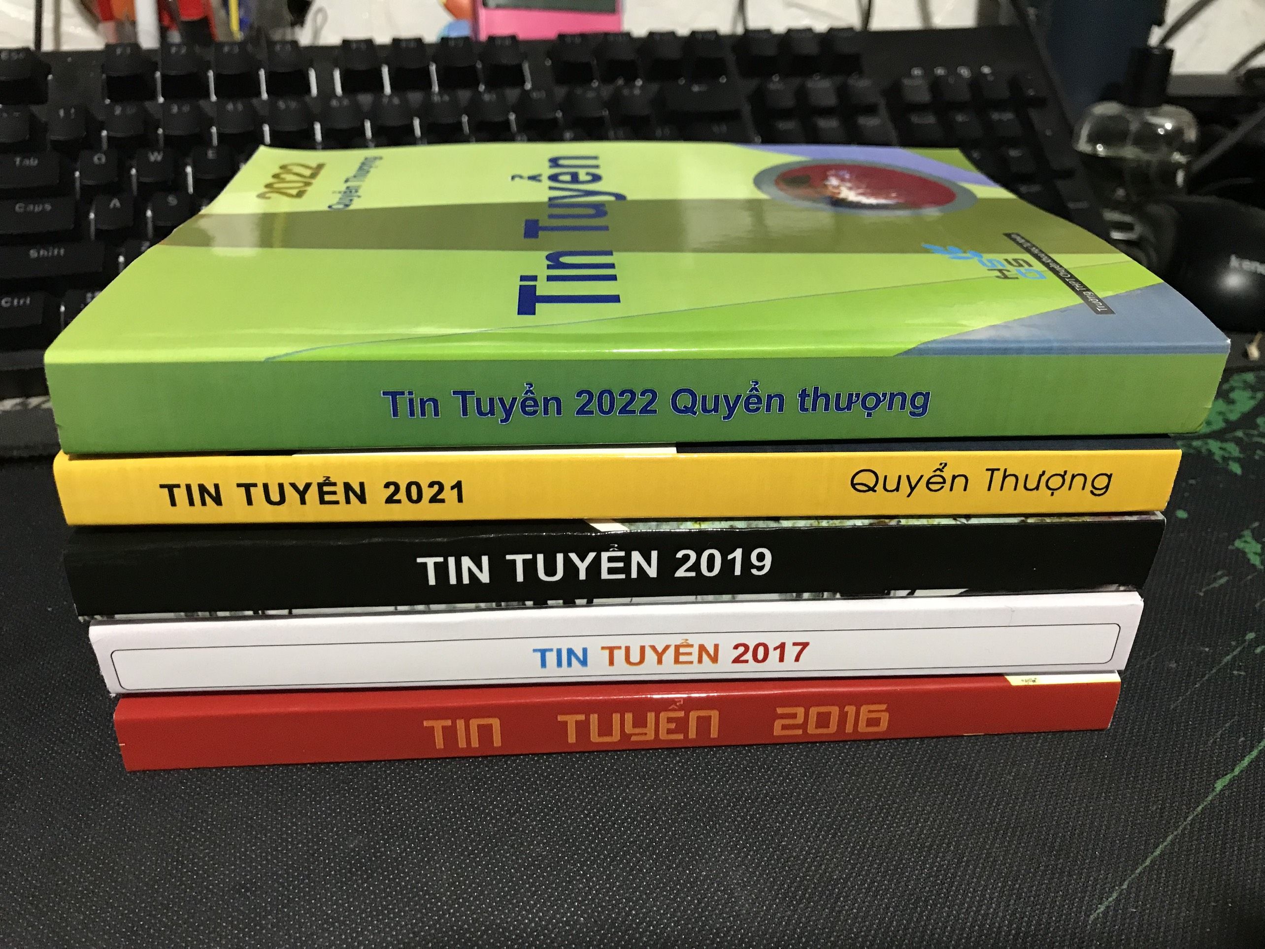 [Quà tặng] Combo Tin Tuyển 2016-2022 (5 cuốn) - Tài liệu bồi dưỡng và ôn thi học sinh giỏi Chuyên Tin Tổng Hợp