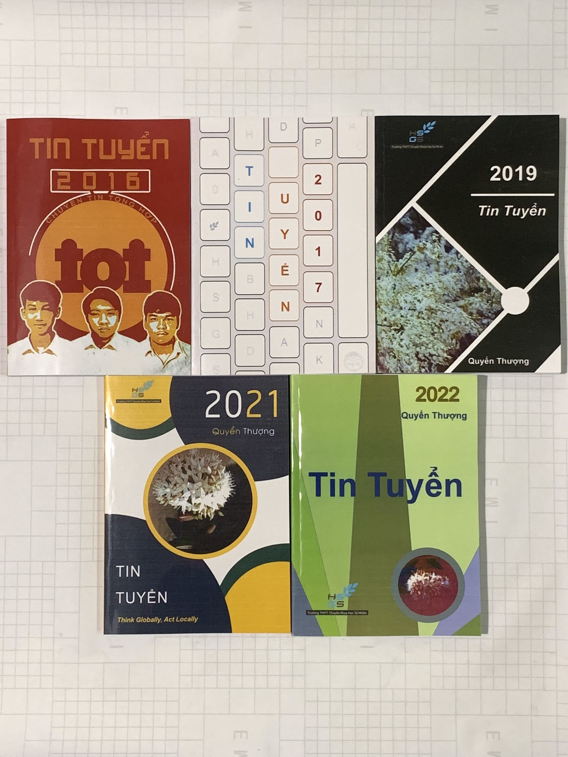 [Quà tặng] Combo Tin Tuyển 2016-2022 (5 cuốn) - Tài liệu bồi dưỡng và ôn thi học sinh giỏi Chuyên Tin Tổng Hợp