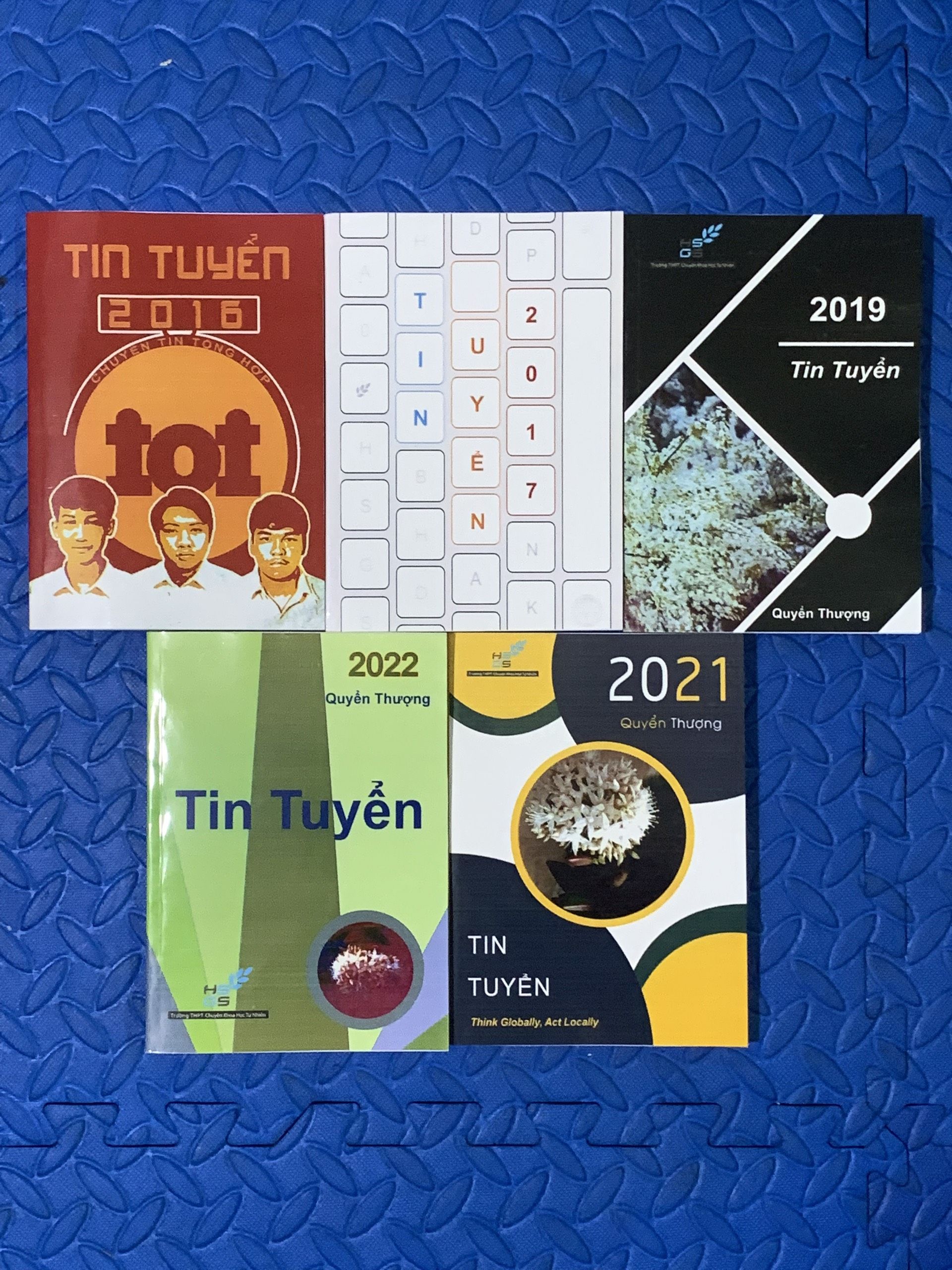 [Quà tặng] Combo Tin Tuyển 2016-2022 (5 cuốn) - Tài liệu bồi dưỡng và ôn thi học sinh giỏi Chuyên Tin Tổng Hợp