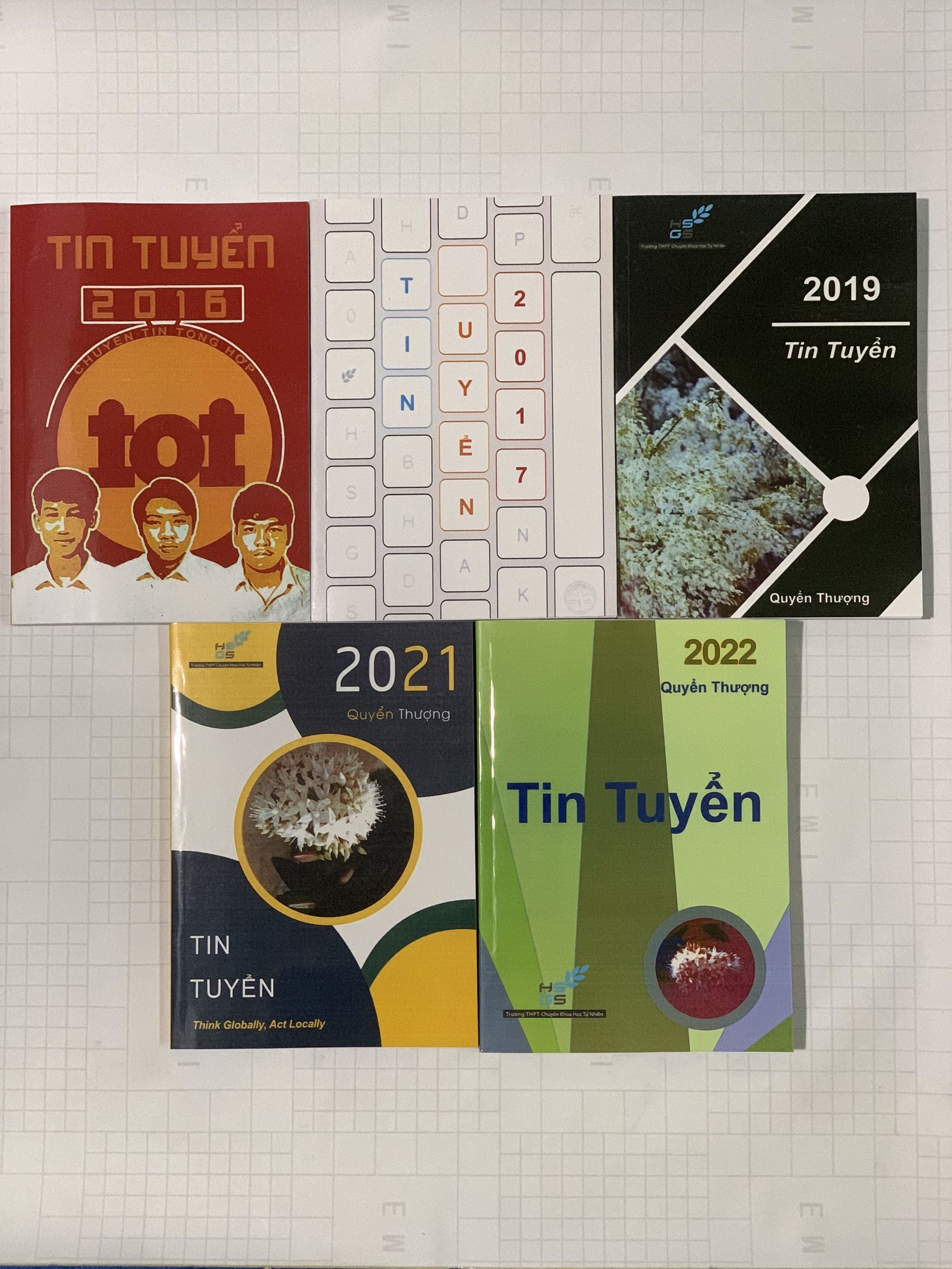 [Quà tặng] Combo Tin Tuyển 2016-2022 (5 cuốn) - Tài liệu bồi dưỡng và ôn thi học sinh giỏi Chuyên Tin Tổng Hợp