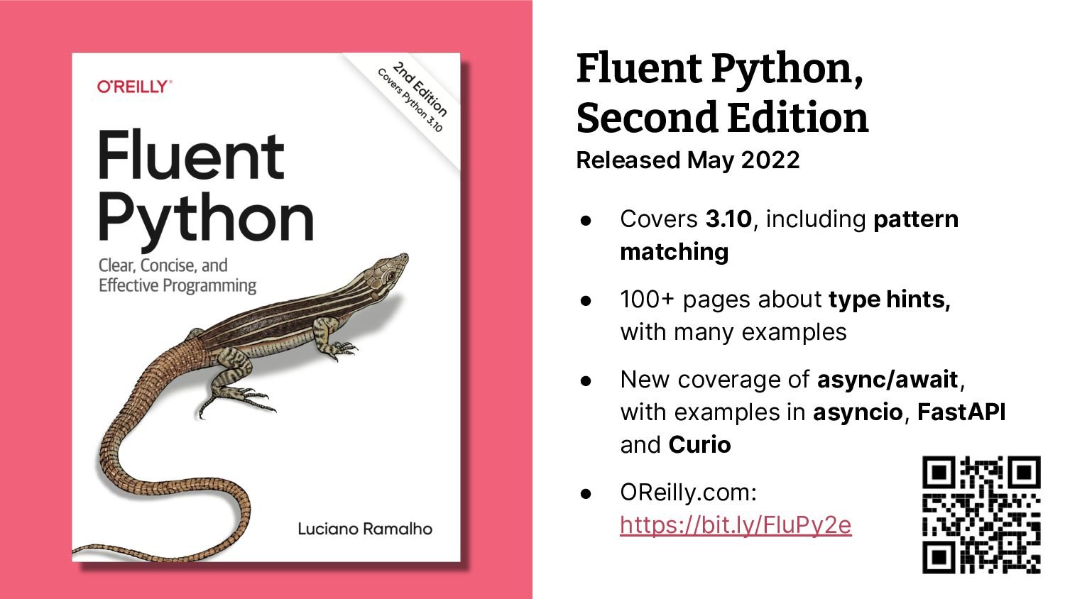 Fluent Python: Clear, Concise, and Effective Programming 2nd Edition, Luciano Ramalho, 2022