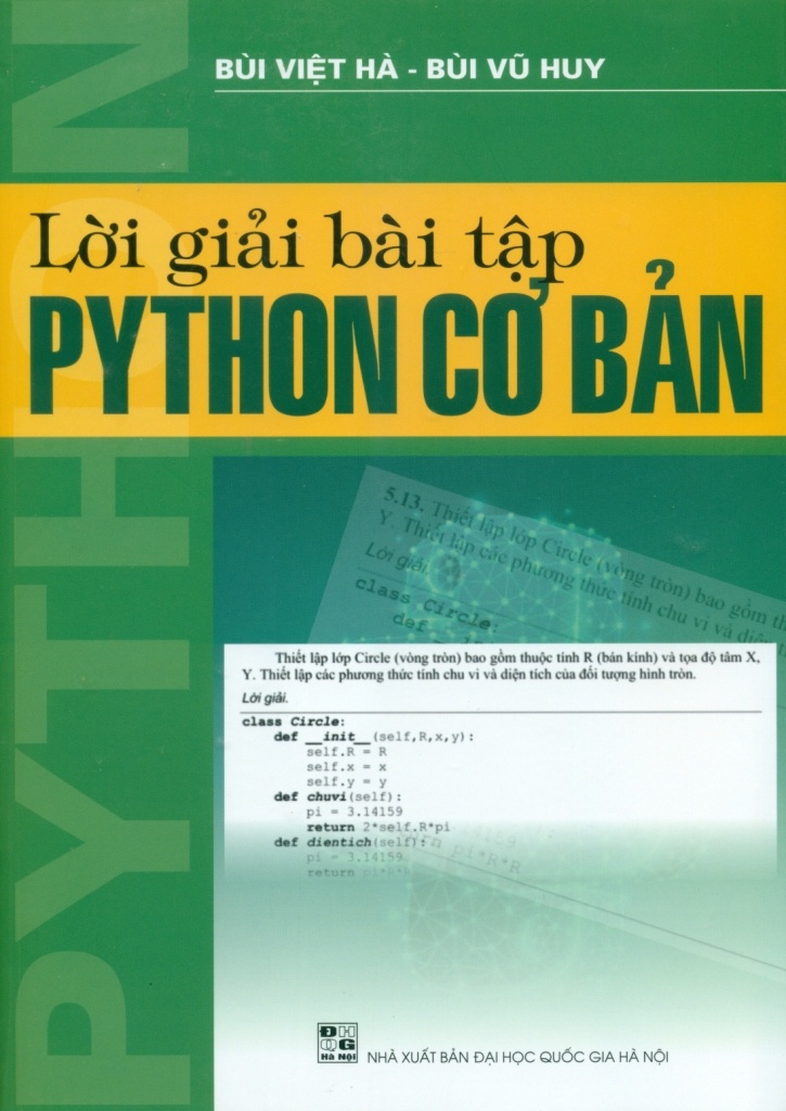 Lời giải bài tập Python cơ bản - Bùi Việt Hà.