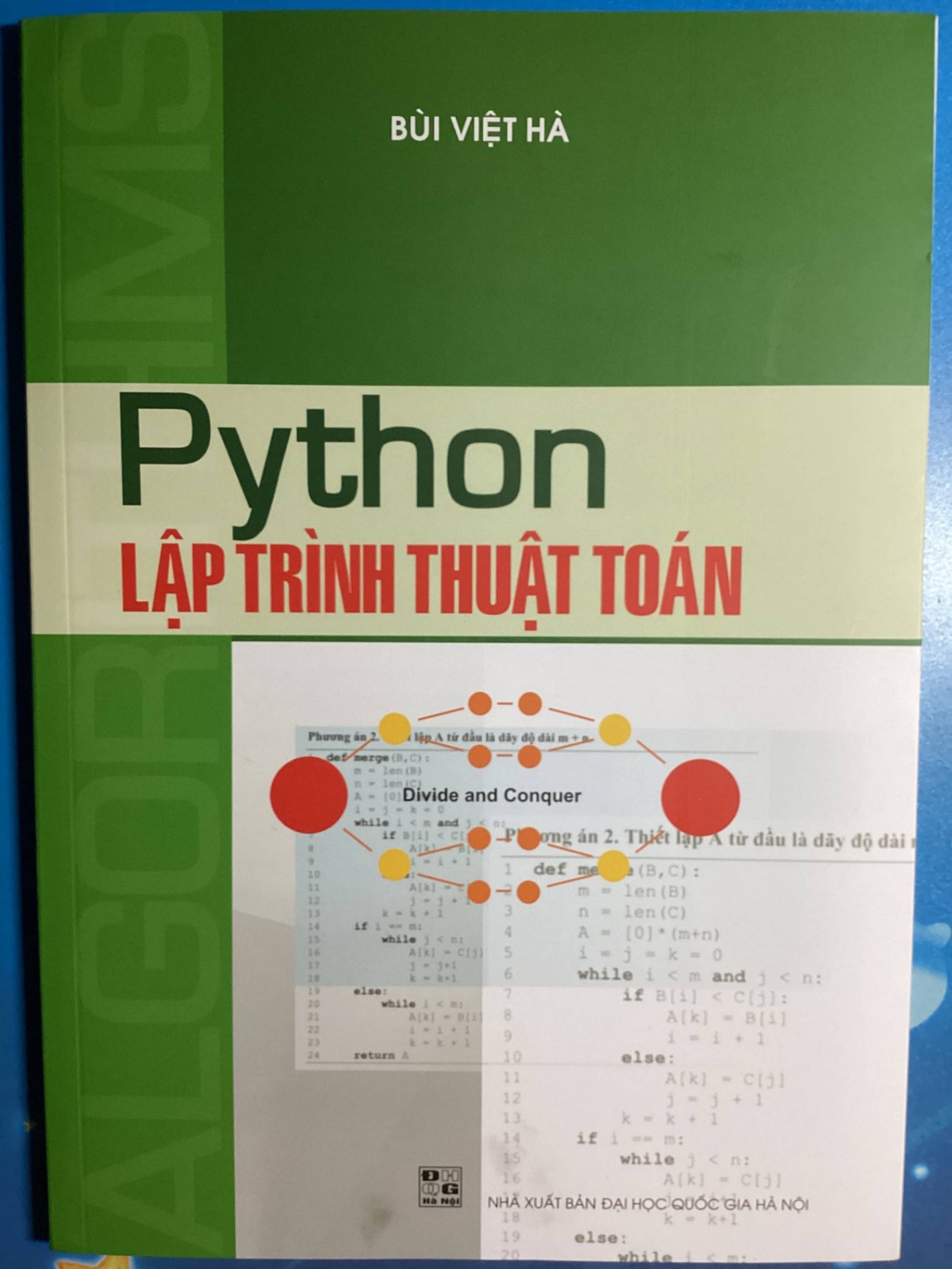 Combo 2 sách Nhập môn thuật toán và Python lập trình thuật toán - Bùi Việt Hà