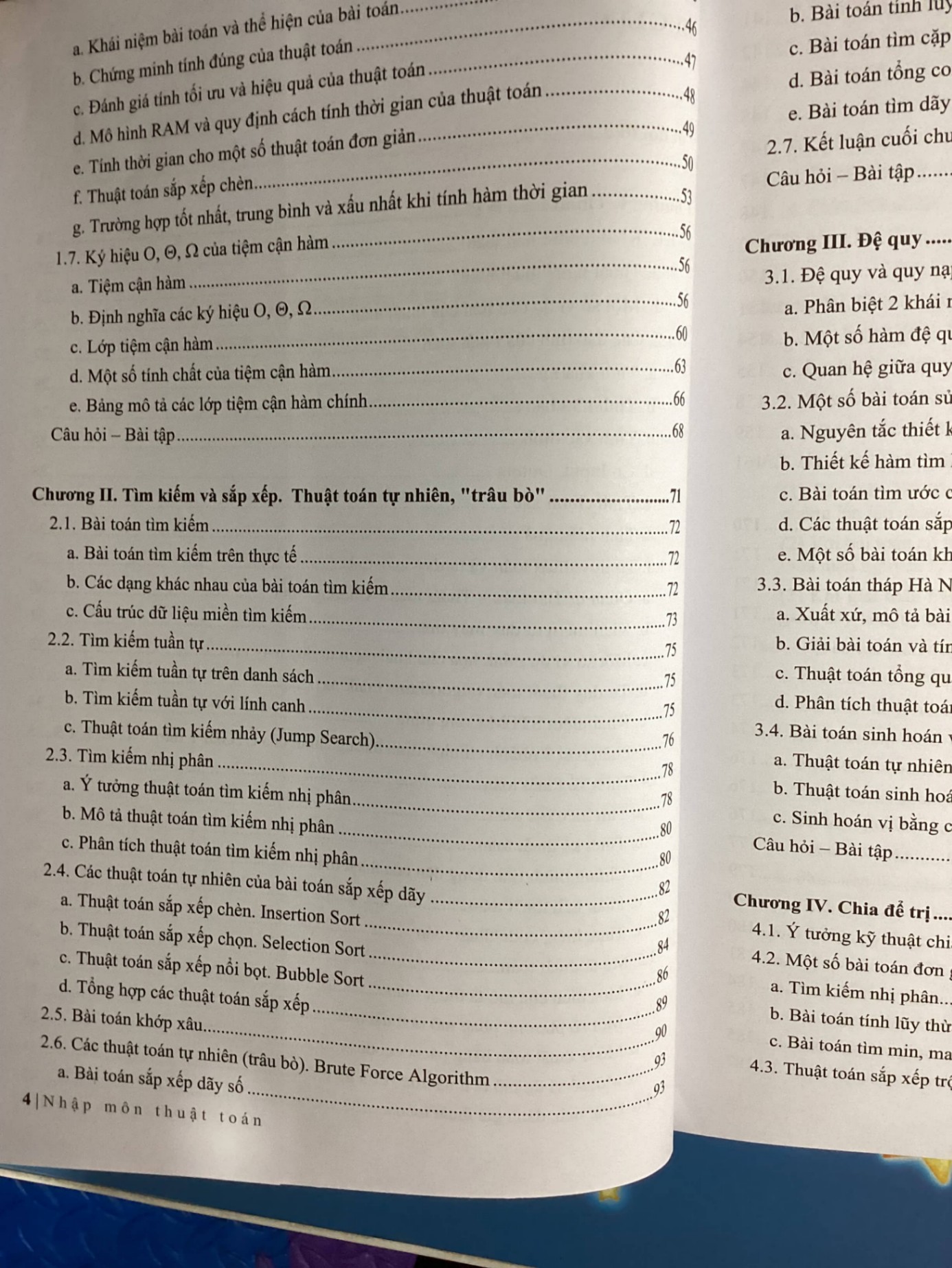Combo 2 sách Nhập môn thuật toán và Python lập trình thuật toán - Bùi Việt Hà