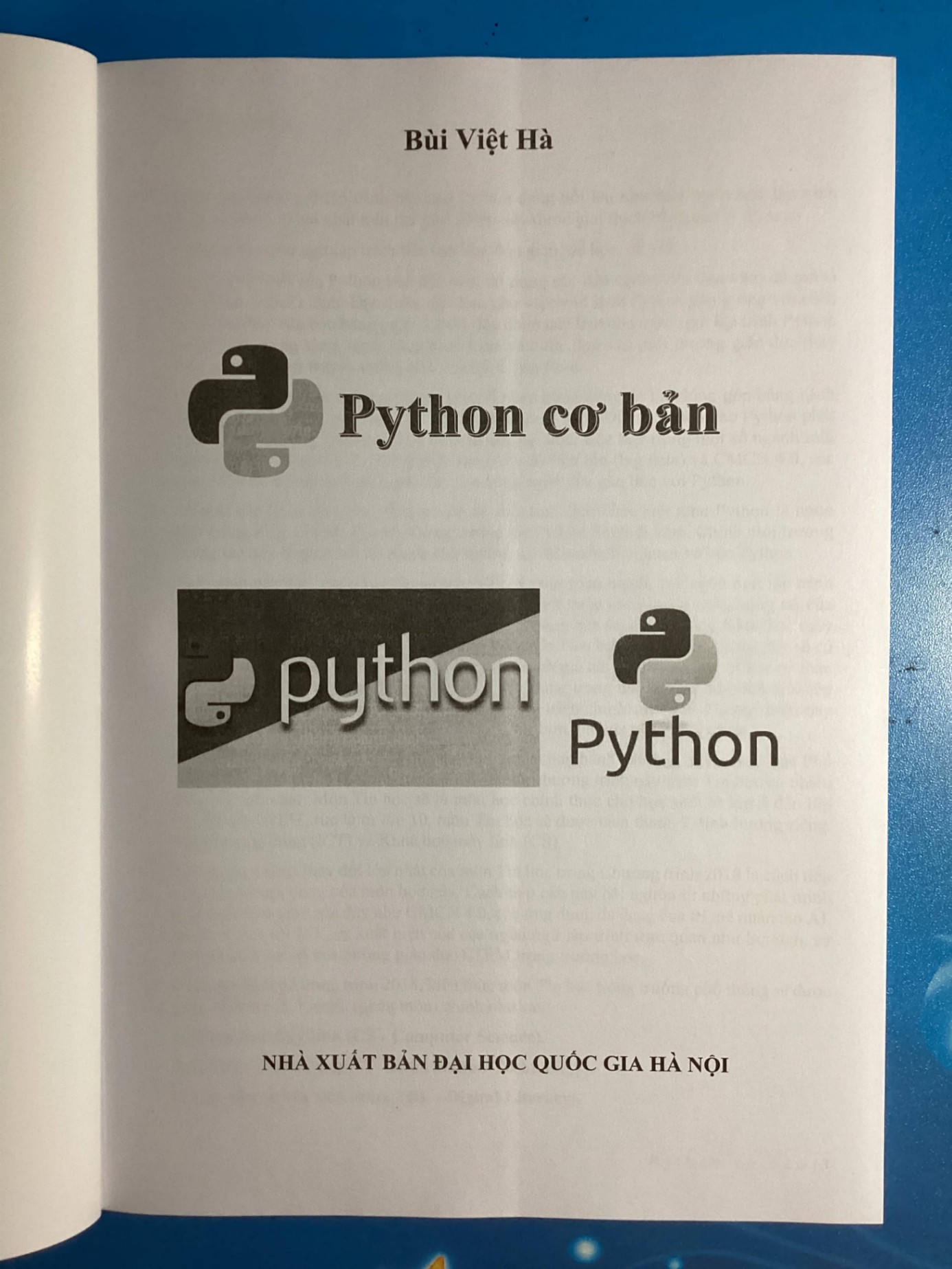 Python cơ bản - Bùi Việt Hà 2022