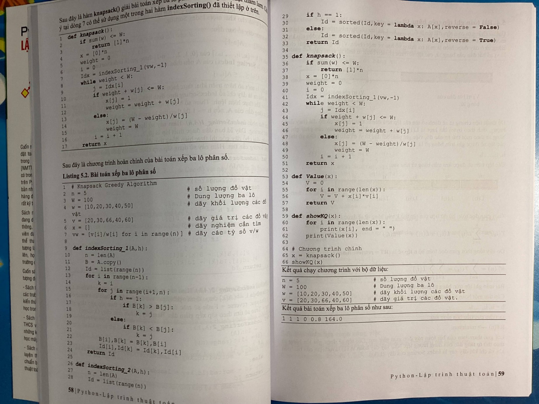Combo 2 sách Nhập môn thuật toán và Python lập trình thuật toán - Bùi Việt Hà