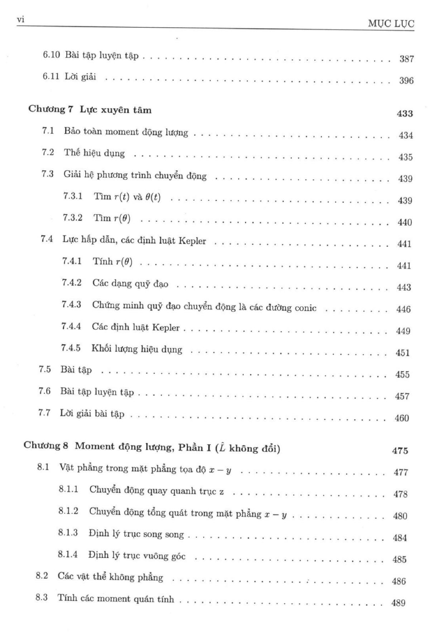 Nhập môn Cơ học lý thuyết Với các ví dụ và bài tập -  DAVID MORIN, Trần Thanh Tuấn dịch, 2015