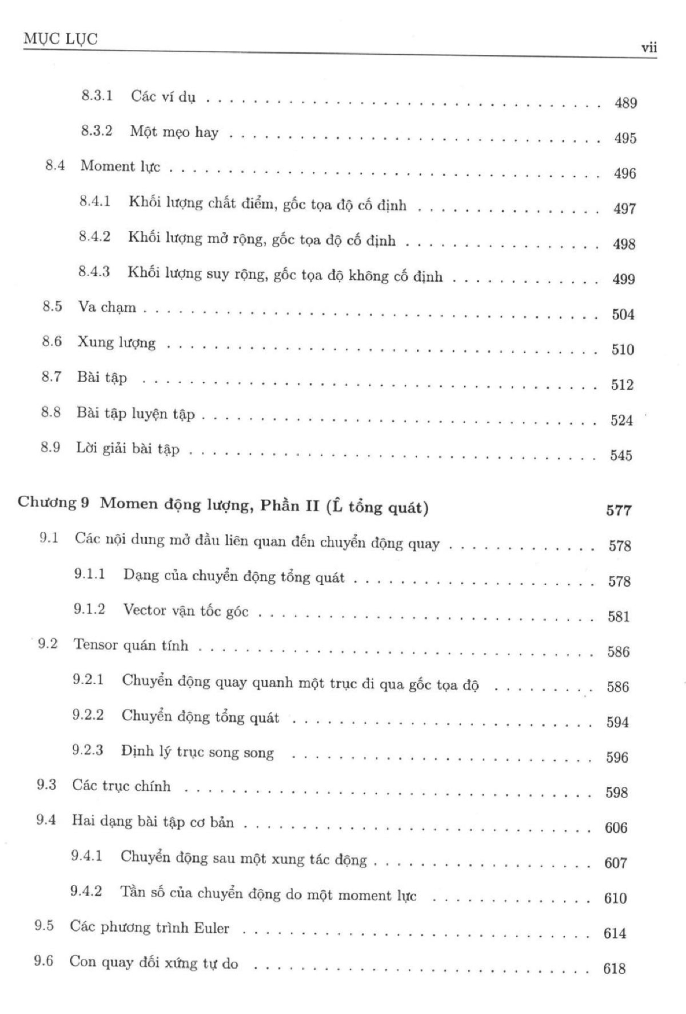 Nhập môn Cơ học lý thuyết Với các ví dụ và bài tập -  DAVID MORIN, Trần Thanh Tuấn dịch, 2015