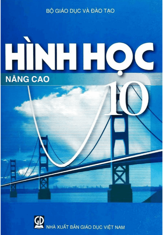 Sách photo - Sách Giáo Khoa Hình Học 10 Nâng Cao