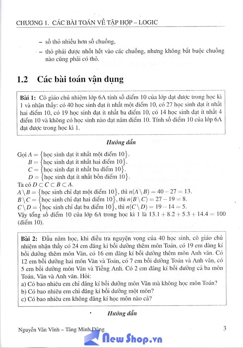 Tuyển tập các bài toán có nội dung thực tế Bồi dưỡng học sinh giỏi Toán THCS và luyện thi vào lớp 10 - Nguyễn Văn Vĩnh