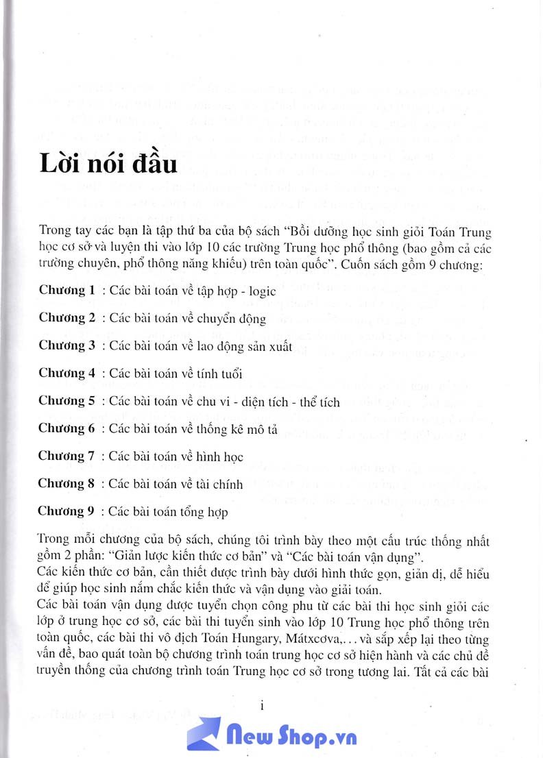 Tuyển tập các bài toán có nội dung thực tế Bồi dưỡng học sinh giỏi Toán THCS và luyện thi vào lớp 10 - Nguyễn Văn Vĩnh