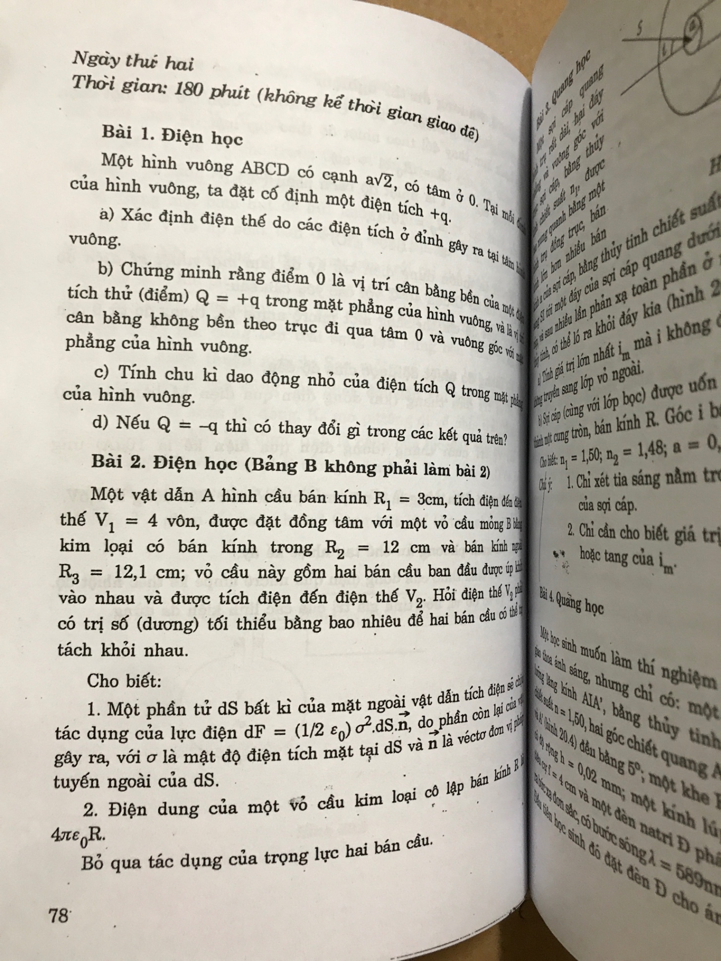 Các bài thi quốc gia chọn học sinh giỏi THPT Vật lí (1981-2001) - Dương Trọng Bái