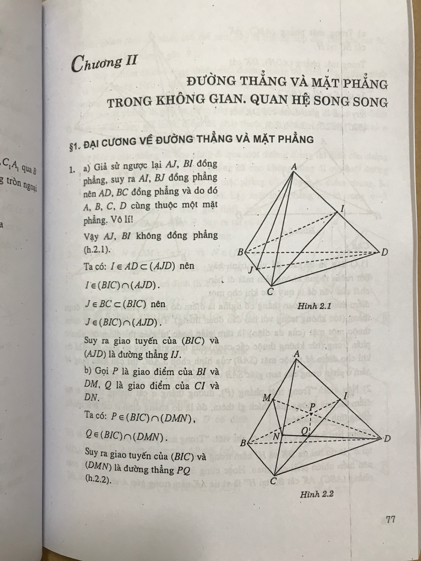 Tài liệu chuyên toán Bài tập Hình học 11 -Đoàn Quỳnh -A5