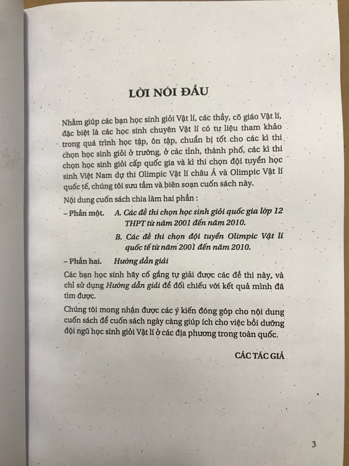 Các đề thi học sinh giỏi Vật lí (2001-2010) - Vũ Thanh Khiết, Vũ ĐìnhTúy