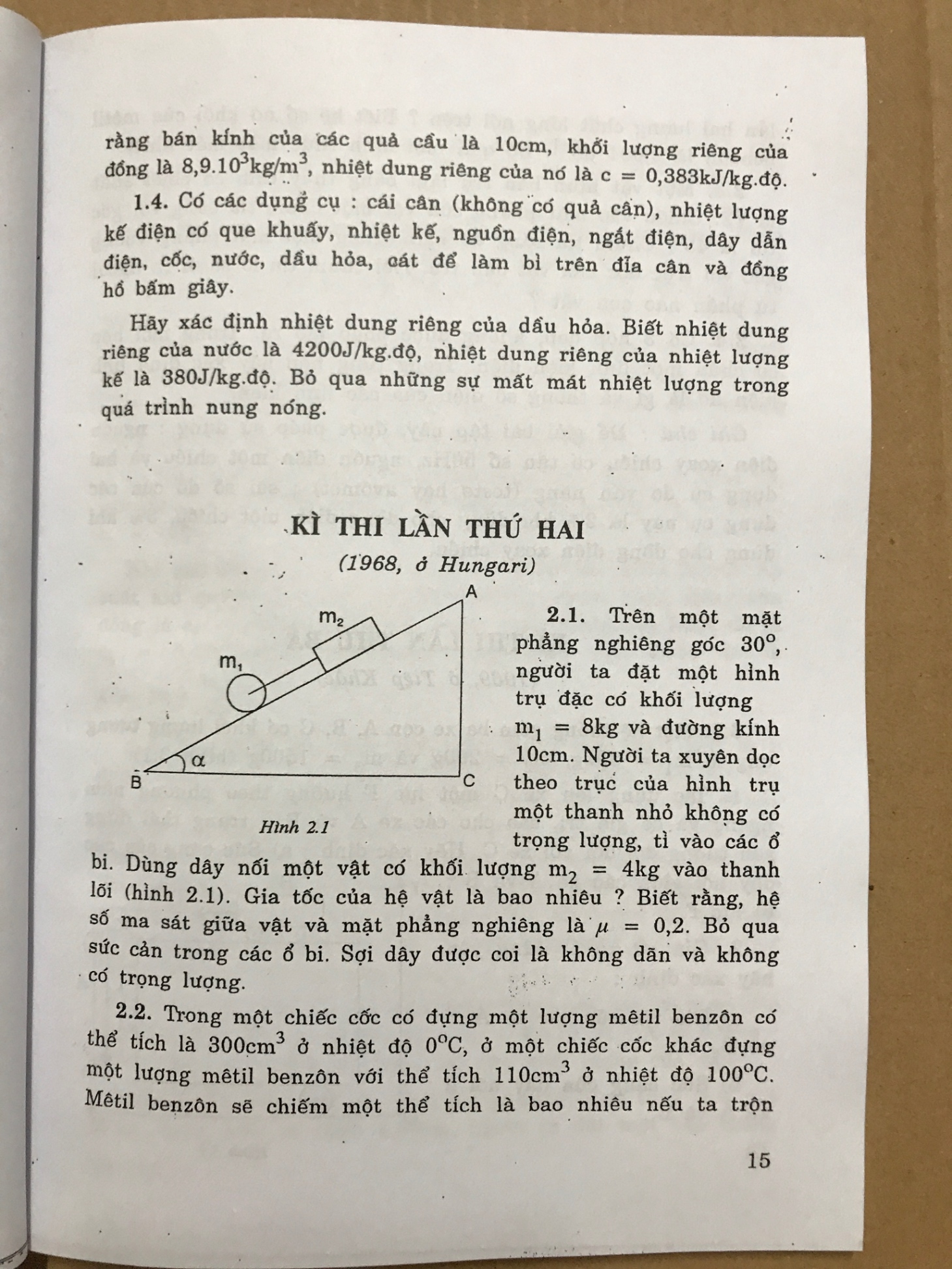 Bài thi Vật lí Quốc tế tập 1