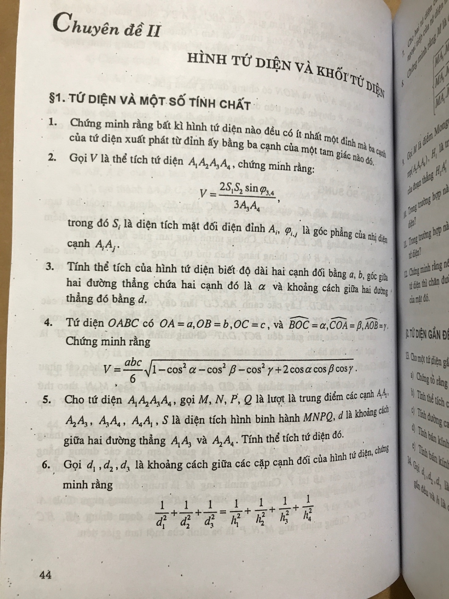 Tài liệu chuyên toán Bài tập Hình học 11 -Đoàn Quỳnh -A5