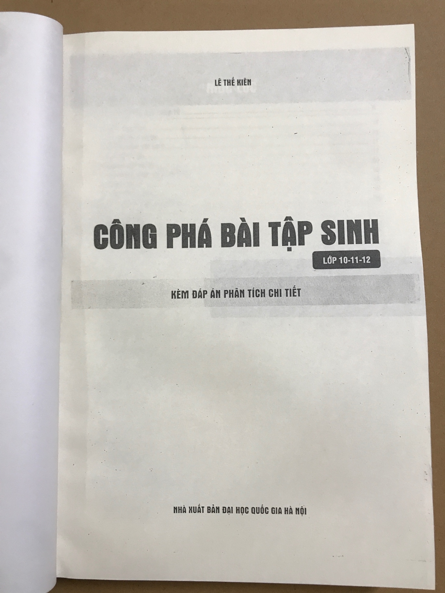 Công Phá Lí Thuyết Sinh Lovebook -B5